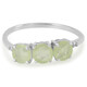 Anello in argento con Prehnite