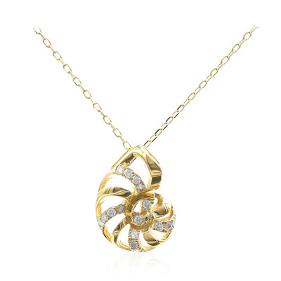 Collana in oro con Diamante SI2 (H)