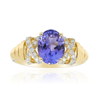 Anello in oro con Tanzanite AAA (CIRARI)