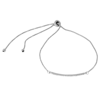 Bracciale in argento con Diamante Sale e Pepe