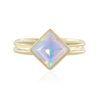 Anello in argento con Opale di Welo