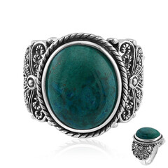 Anello in argento con Crisocolla (Art of Nature)
