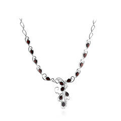 Collana in argento con Granato