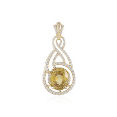 Ciondolo in oro con Zircone Giallo (de Melo)