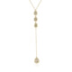 Collana in oro con Diamante Champagne I2 (de Melo)