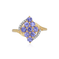 Anello in argento con Tanzanite