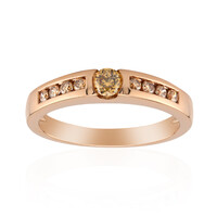 Anello in oro con Diamante Rose de France SI1 di Argyle
