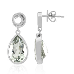 Orecchini in argento con Ametista Verde (Pallanova)