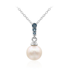 Collana in argento con Perla di Acqua Dolce