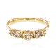 Anello in oro con Diamante Champagne d'Argyle SI2 (de Melo)