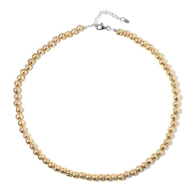 Collana in argento con Perla di Lava Dorata