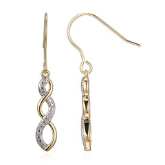 Orecchini in ottone con Diamante I3 (I) (Juwelo Style)