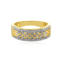 Anello in argento con Diamante I4 (J)