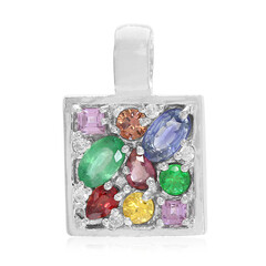 Ciondolo in argento con Gemme