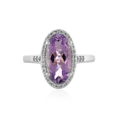 Anello in argento con Ametista Rose de France
