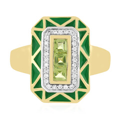 Anello in argento con Peridoto