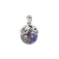 Ciondolo in argento con Charoite