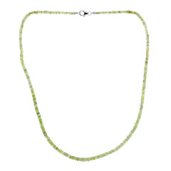 Collana in argento con Zaffiro Verde