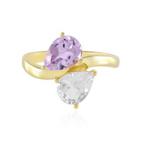 Anello in argento con Ametista Rose de France