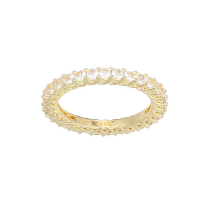 Anello in argento con Zircone