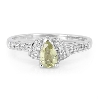 Anello in argento con Tormalina Cuprian