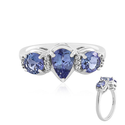 Anello in argento con Tanzanite (non riscaldata)