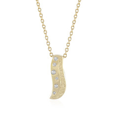 Collana in argento con Diamante I2 (I)