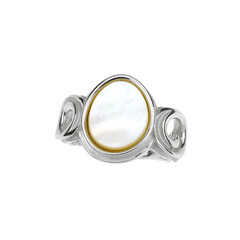 Anello in argento con Madreperla