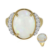 Anello in oro con Opale di Welo (Adela Gold)