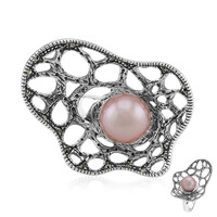 Anello in argento con Perla Ming (Annette classic)