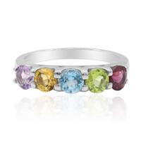 Anello in argento con Rodolite