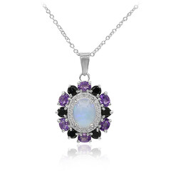 Collana in argento con Opale di Welo