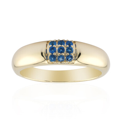 Anello in oro con Haüyne