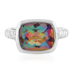 Anello in argento con Quarzo Aurora Boreale
