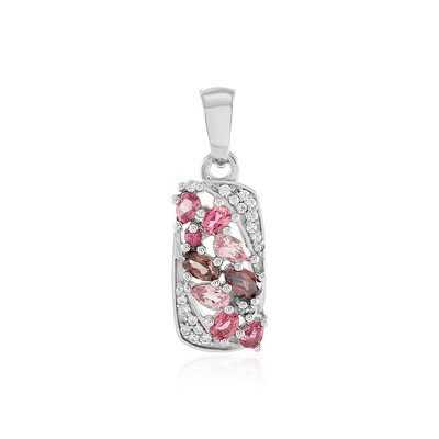 Ciondolo in argento con Tormalina Rosa