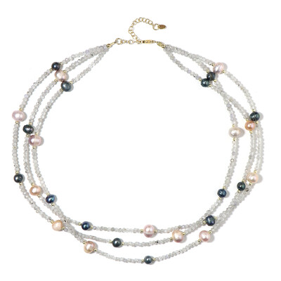 Collana in argento con Zircone Argentato (Riya)