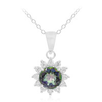 Collana in argento con Quarzo Mistico