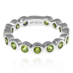 Anello in argento con Peridoto