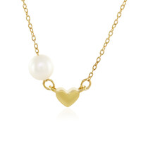 Collana in argento con Perla di Acqua Dolce