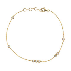 Bracciale in oro con Diamante SI1 (H)