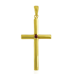 Ciondolo in argento con Spinello Rosso