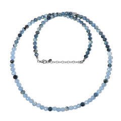 Collana in argento con Acquamarina Moos