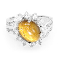 Anello in argento con Occhio di Tigre