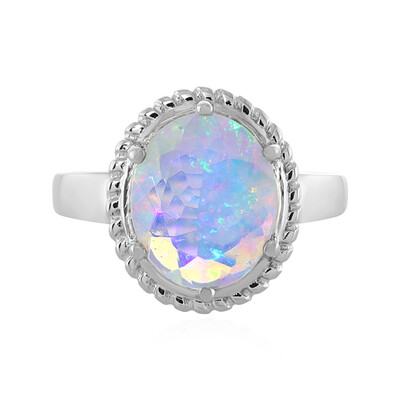 Anello in argento con Opale di Welo