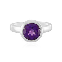 Anello in argento con Ametista Uruguay