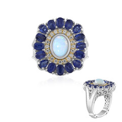 Anello in argento con Opale di Welo (Dallas Prince Designs)