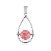 Ciondolo in argento con Rodocrosite