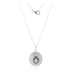 Collana in argento con Quarzo Mistico