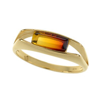 Anello in argento con Ambra Baltica