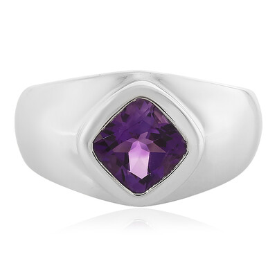 Anello in argento con Ametista Siberiana
